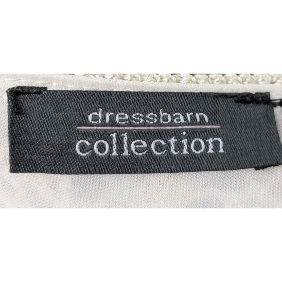 Y2K Formal Fairy Core Tunic/Dress Sm Goldish Cream Crochet Overlay Victorian - Picture 3 of 12